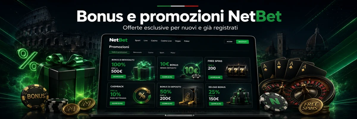 Promozioni NetBet in stile cinematografico